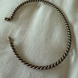 James Avery silver Twisted Metal Bracelet